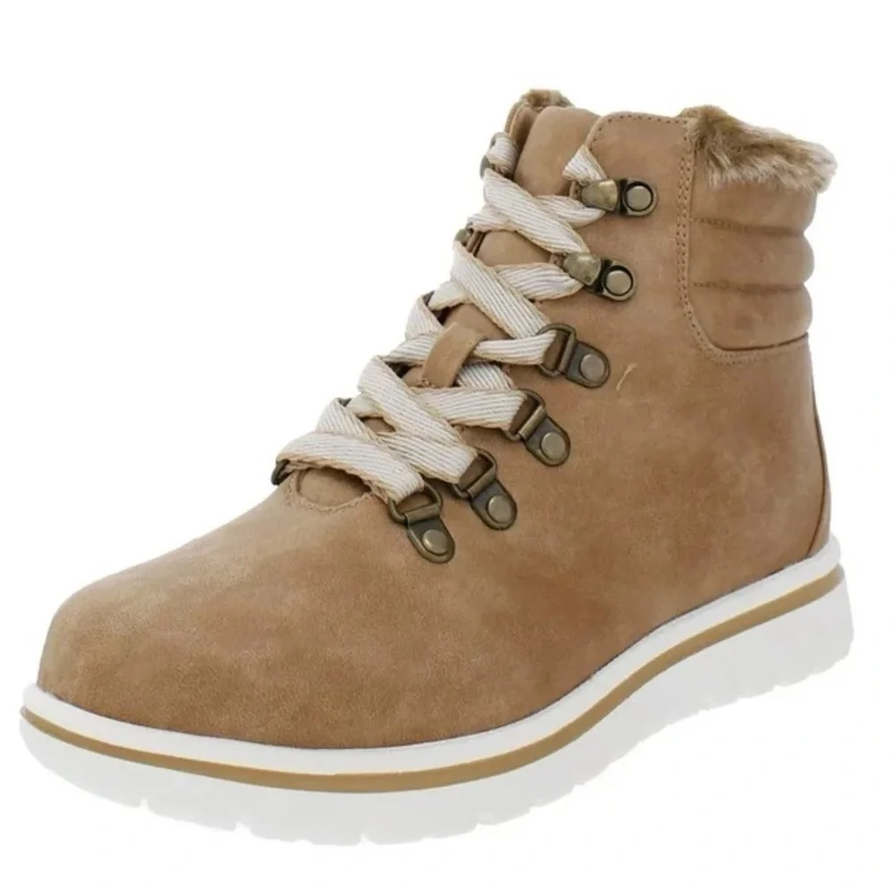 Cliffs by White Mountain Hallett Ankle Boot Bootie Hiking Winter Tan Sz 11W